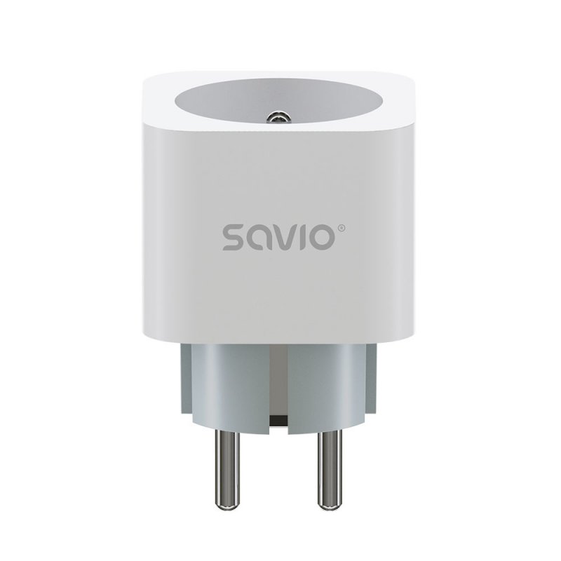 Savio WI-FI smart socket 16A AS-01 White Wireless