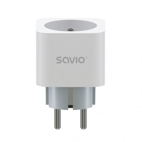 Savio WI-FI smart socket 16A AS-01 White Sans fil Blanc
