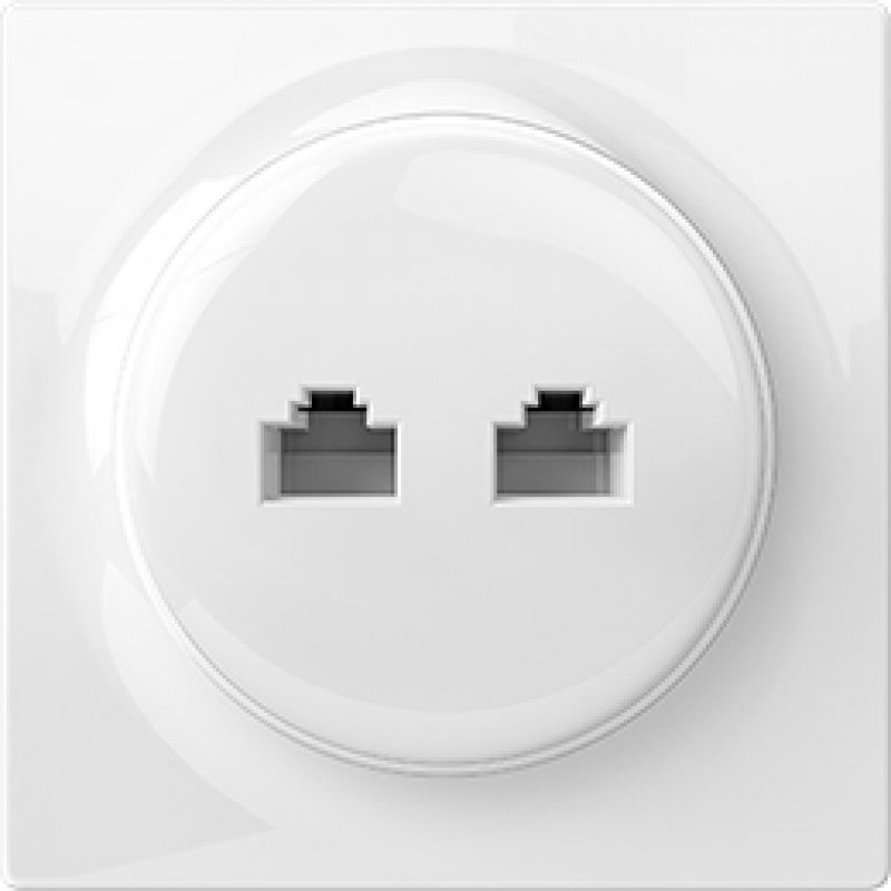 Fibaro Walli N socket-outlet 2 x RJ-45 White