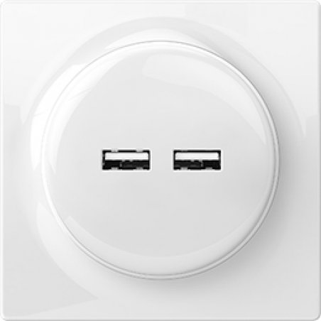 Fibaro Walli N prise de courant 2x USB Blanc