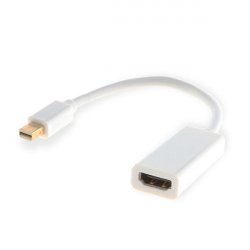 Savio CL-57 câble vidéo et adaptateur 0,2 m Mini DisplayPort HDMI Type A (Standard) Blanc