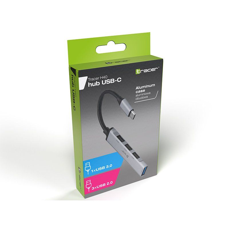 TRACER HUB USB 3.0 H40 4 ports USB-C