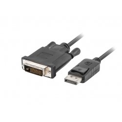 Lanberg CA-DPDV-10CU-0030-BK câble vidéo et adaptateur 3 m DisplayPort DVI-D Noir