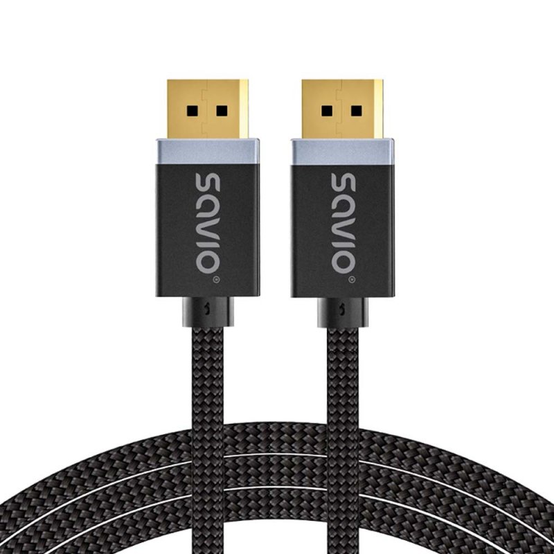 SAVIO DISPLAYPORT (M) - DISPLAYPORT (M) CABLE V1.4 3 m CL-176