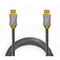 iBox HD08 câble HDMI 2 m HDMI Type A (Standard) Argent