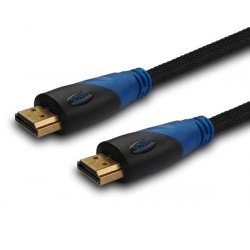 Savio CL-49 HDMI cable 5 m HDMI Type A (Standard) Black Blue