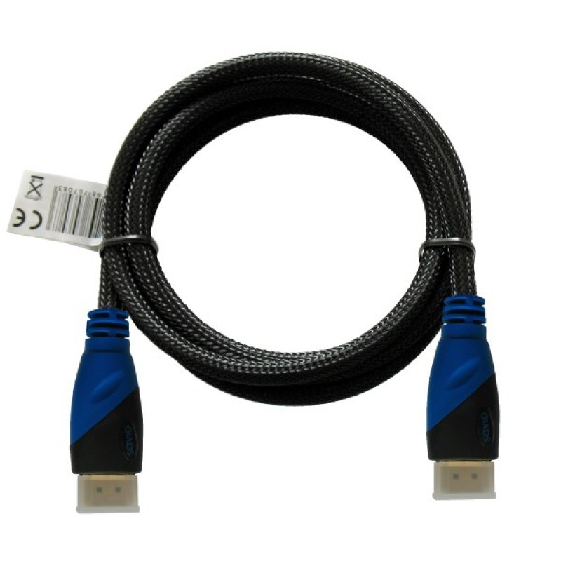 Savio CL-49 câble HDMI 5 m HDMI Type A (Standard) Noir, Bleu