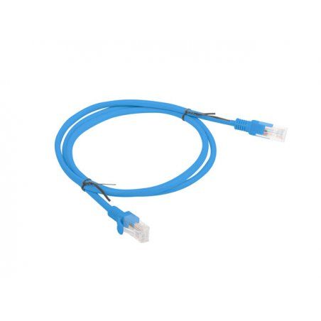Lanberg PCU5-10CC-0100-B câble de réseau Bleu 1 m Cat5e U/UTP (UTP)