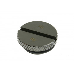 Bitspower Verschlussstopfen G1/4 Zoll AG - flach, schwarz