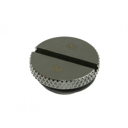 Bitspower Verschlussstopfen G1/4 Zoll AG - flach, schwarz