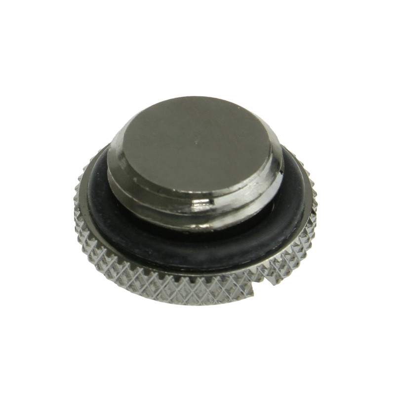 Bitspower Verschlussstopfen G1/4 Zoll AG - flach, schwarz