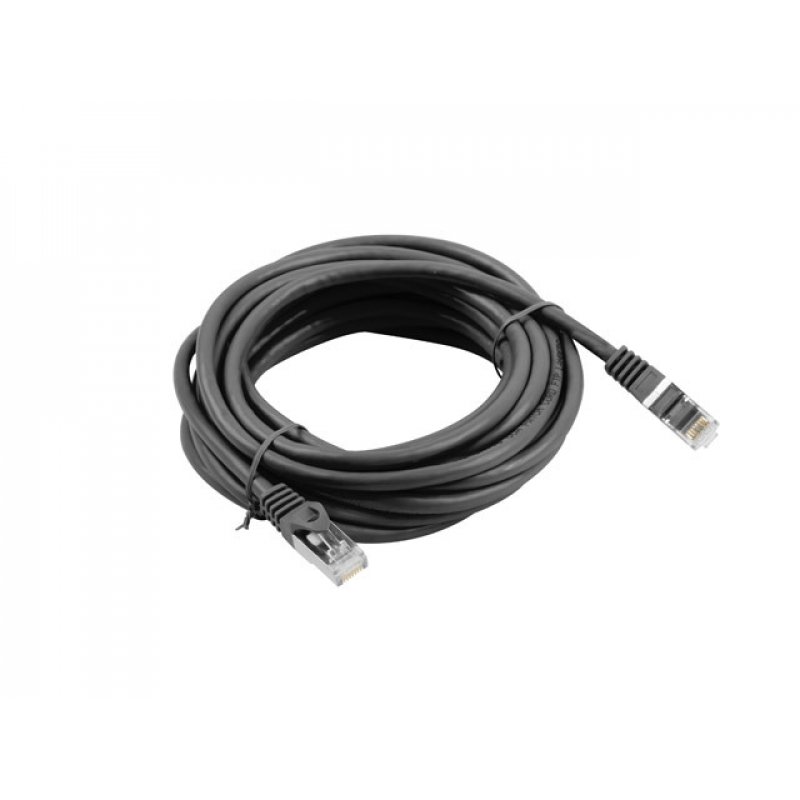 Lanberg PCF6-10CC-0500-BK câble de réseau Noir 5 m Cat6 F/UTP (FTP)
