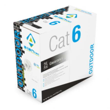 Alantec KIU6OUTZ305 networking cable 305 m Cat6 U/UTP (UTP) Black