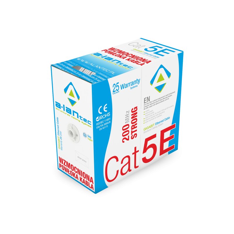 Alantec KIU5STR305 câble de réseau Gris 305 m Cat5e U/UTP (UTP)