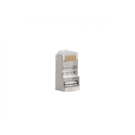 Lanberg PLS-5000 connecteur de fils RJ-45 Acier inoxydable, Transparent