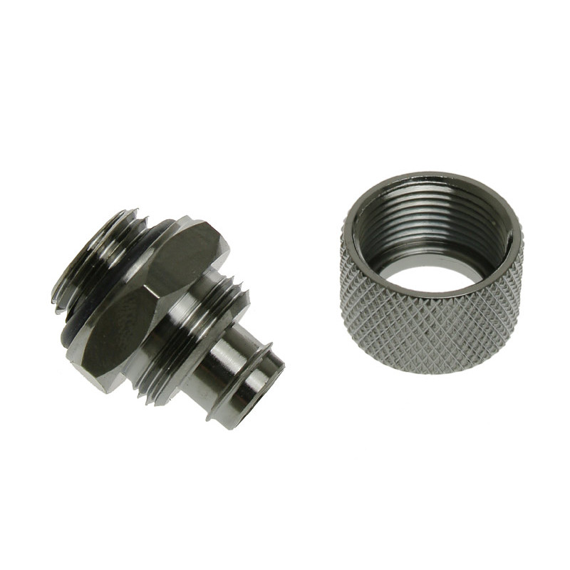 Bitspower Anschluss gerade G1/4 Zoll AG auf 11/8mm - schwarz glänzend