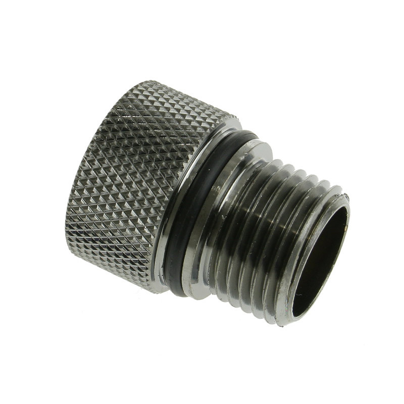 Bitspower Adapter für Eheim 1046/1048/1250 G3/8 Zoll AG auf G1/4 Zoll IG - schwarz glänzend