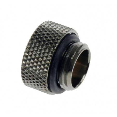 Bitspower Adapter G1/4 Zoll AG auf G1/4 Zoll IG - schwarz glänzend