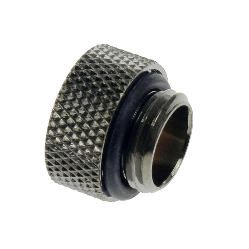 Bitspower Adapter G1/4 Zoll AG auf G1/4 Zoll IG - schwarz glänzend