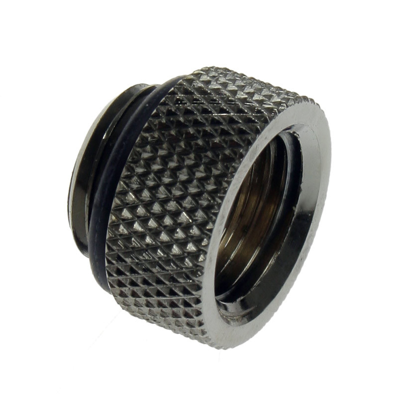 Bitspower Adapter G1/4 Zoll AG auf G1/4 Zoll IG - schwarz glänzend