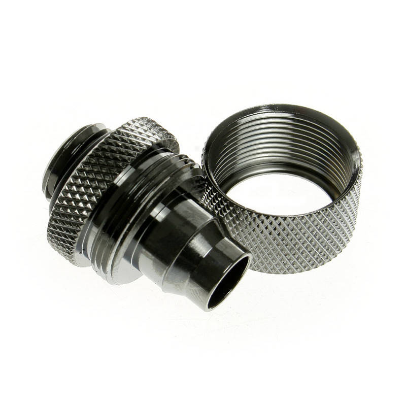 Bitspower Anschluss gerade G1/4 Zoll AG auf 16/10mm - schwarz glänzend