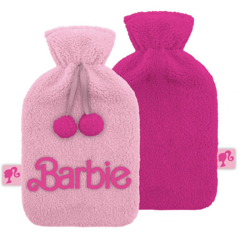 BARBIE - Logo - Bouillotte Peluche & Brodée