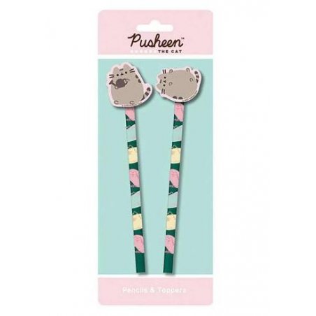 PUSHEEN - Botanical - Pencil & Topper 2PK