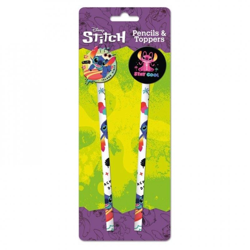 LILO & STITCH - Acid Pops - Pencil & Topper 2PK