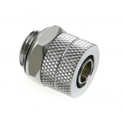 Bitspower Anschluss gerade G1/4 Zoll AG auf 10/8mm -  II, silber glänzend