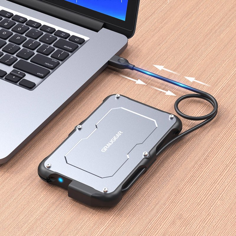 Graugear Ext Gehäuse f. 2,5" SSD/HDD USB-C3.2 Gen2