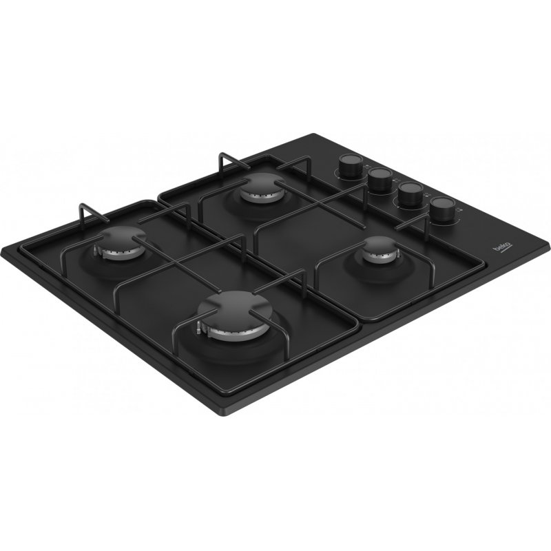 Beko HIBG64120SB 60cm Side Control Gas Hob