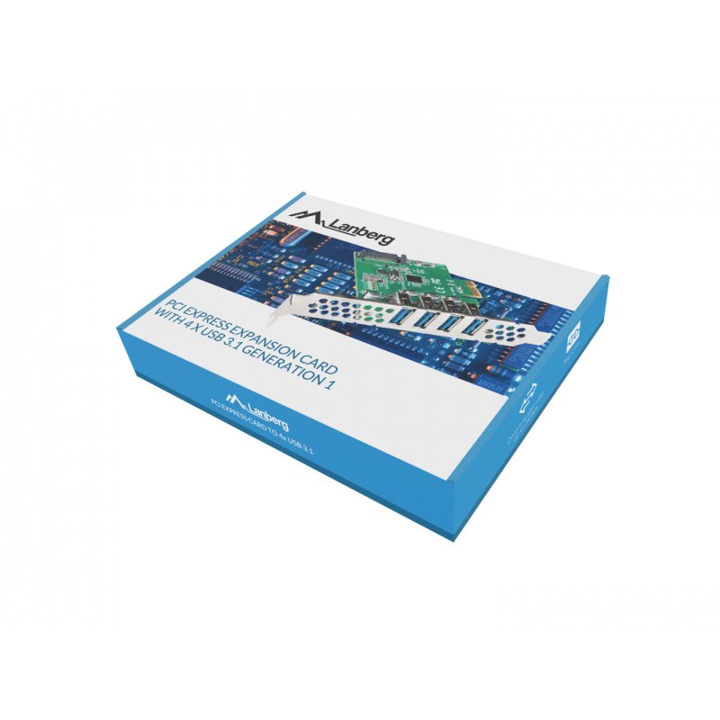 Lanberg PCE-US3-004 carte et adaptateur d'interfaces Interne USB 3.2 Gen 1 (3.1 Gen 1)