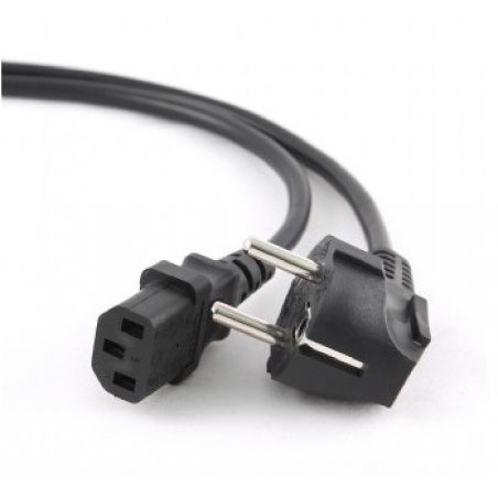 Gembird PC-186 câble électrique Noir 1,8 m CEE7/4 Coupleur C14