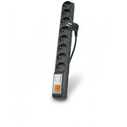 ACAR S8 PRO power extension 8 AC outlet(s) Indoor Black