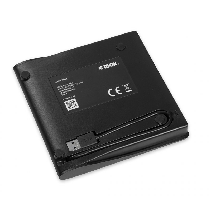 iBox IED02 lecteur de disques optiques DVD-ROM Noir