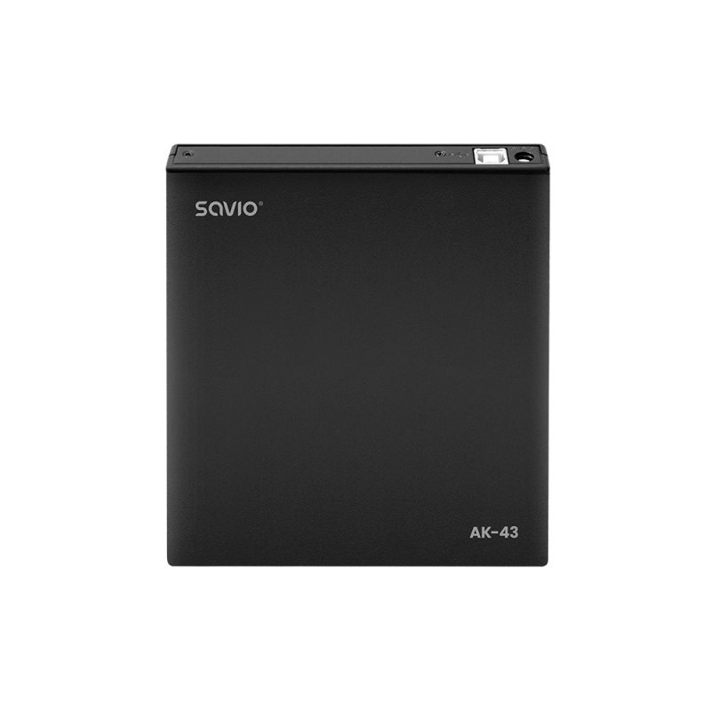 Savio AK-43 optical disc External Slim drive DVD±R/RW CD±R/RW Black optical disc drive DVD±RW