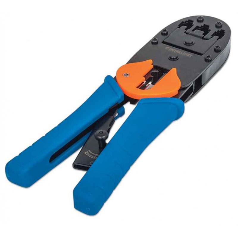 Intellinet Universal Modular Plug Crimping Tool For RJ45 RJ12 and RJ11 modular plugs