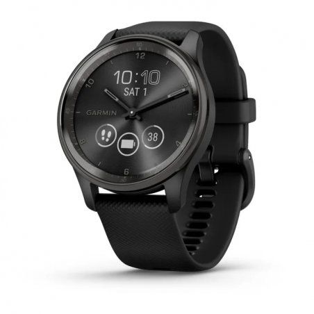 Garmin vivomove Trend LCD 40 mm Hybride 254 x 346 pixels Écran tactile Noir GPS (satellite)