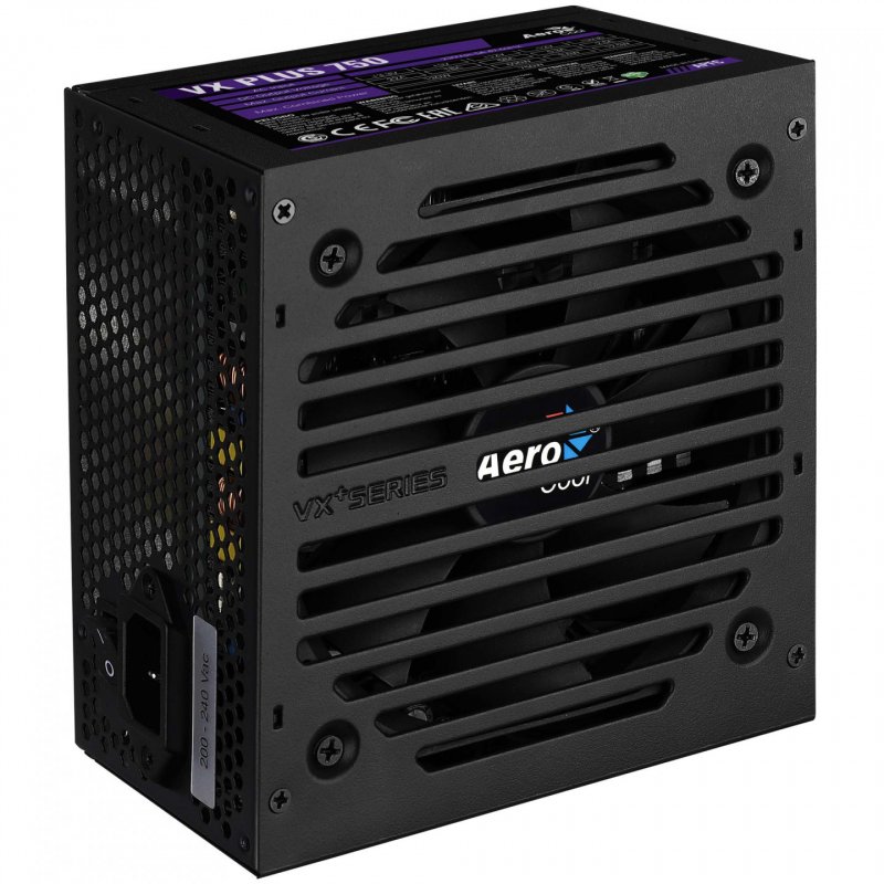 Aerocool VX PLUS 750 power supply unit 750 W 20 4 pin ATX ATX Black