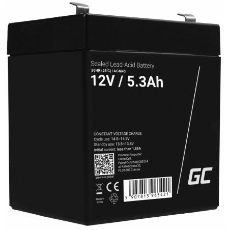 Green Cell AGM45 UPS battery Sealed Lead Acid (VRLA) 12 V 5 3 Ah