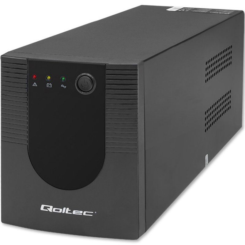 Qoltec 53776 alimentation d'énergie non interruptible Interactivité de ligne 1,5 kVA 900 W 4 sortie(s) CA