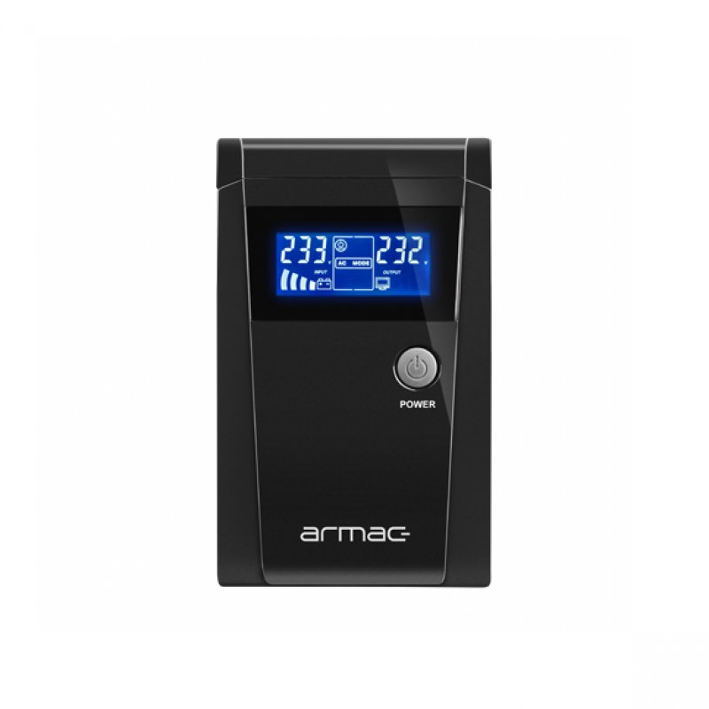 Armac O/650F/LCD alimentation d'énergie non interruptible Interactivité de ligne 0,65 kVA 2 sortie(s) CA