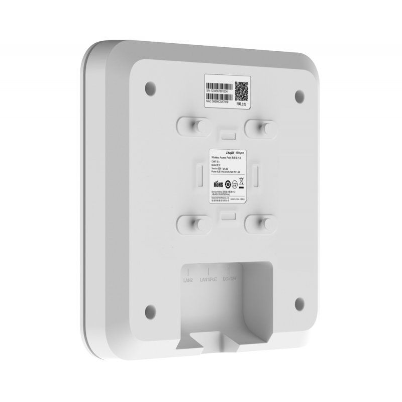 Ruijie Networks RG - RAP2260(G) point d'accès réseaux locaux sans fil 1201 Mbit/s Blanc Connexion Ethernet