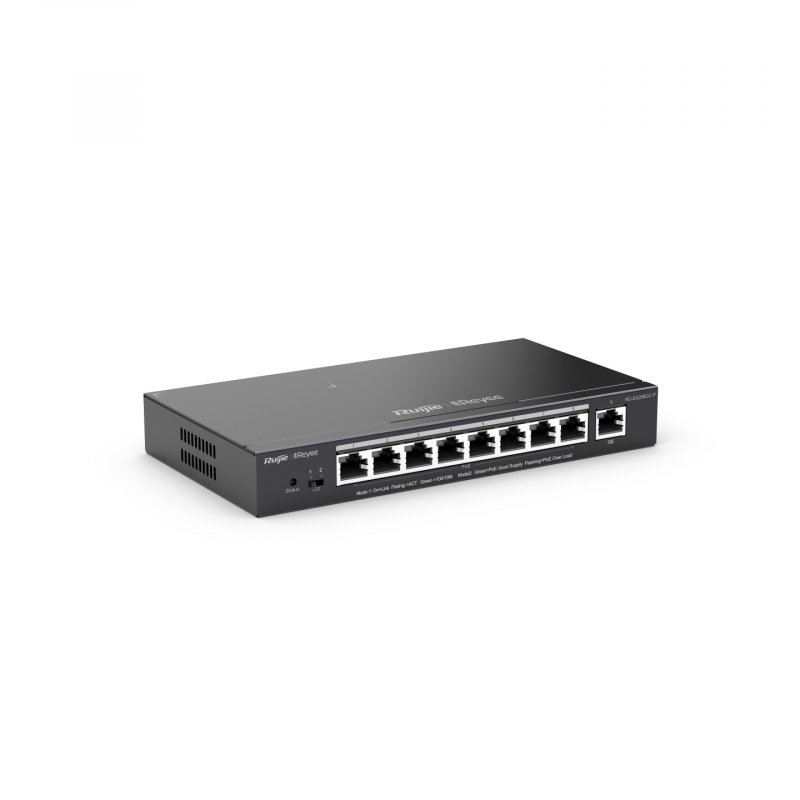 Ruijie Networks RG-ES209GC-P commutateur réseau Géré Gigabit Ethernet (10/100/1000) Connexion Ethernet, supportant