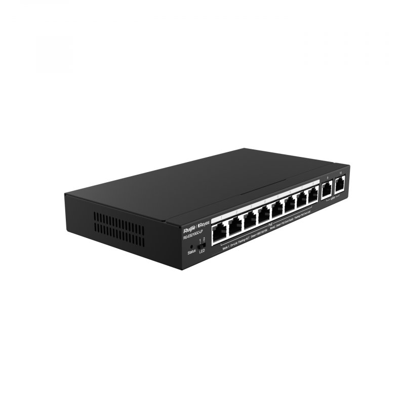 Ruijie Networks RG-ES210GC-LP commutateur réseau Géré L2 Gigabit Ethernet (10/100/1000) Connexion Ethernet,