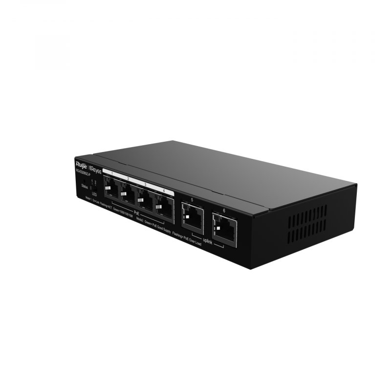 SWITCH RUIJIE REYEE RG-ES206GC-P 5-PORT 10/100 MBPS DESKTOP SWITCH