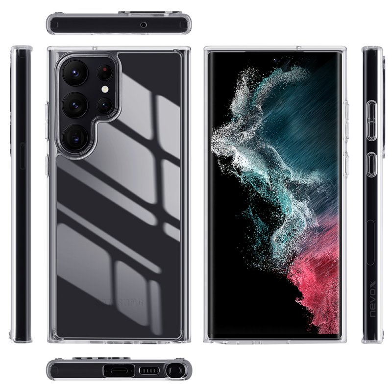 nevox StyleShell SHOCKFlex coque de protection pour téléphones portables 17,3 cm (6.8") Housse Transparent