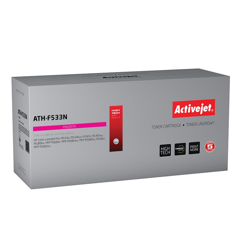 Activejet ATH-F533N (remplacement HP 205A CF533A Supreme 900 pages rouge)