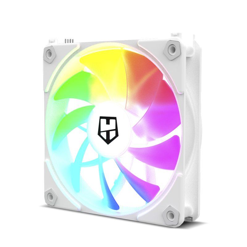 NOX NXHUMMERELINKWH système de refroidissement d’ordinateur Boitier PC Ventilateur 12 cm Blanc 1 pièce(s)