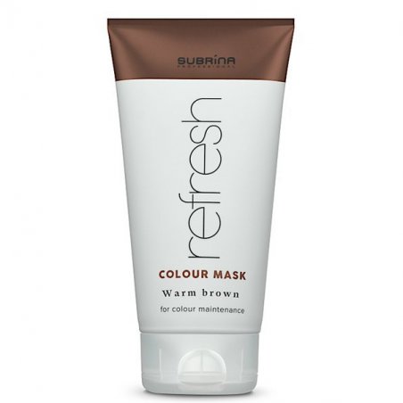 Masca nuantatoare Subrina Professional Refresh Warm Brown, Saten Cald, 150ml